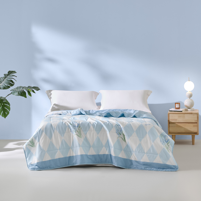 LOVO罗莱生活荣誉出品予你花香全棉夏被150*200（单位：条） 花香型